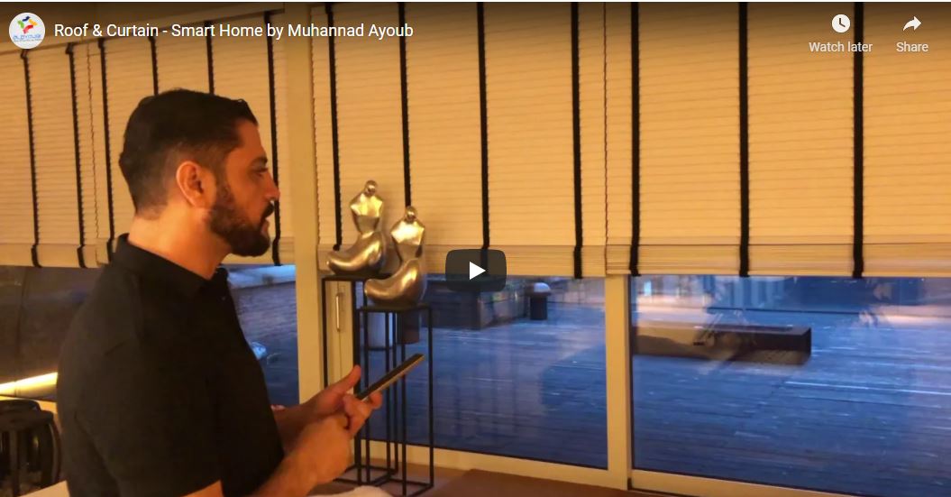 Roof & Curtain – Smart Home by Alayoubi Technologies