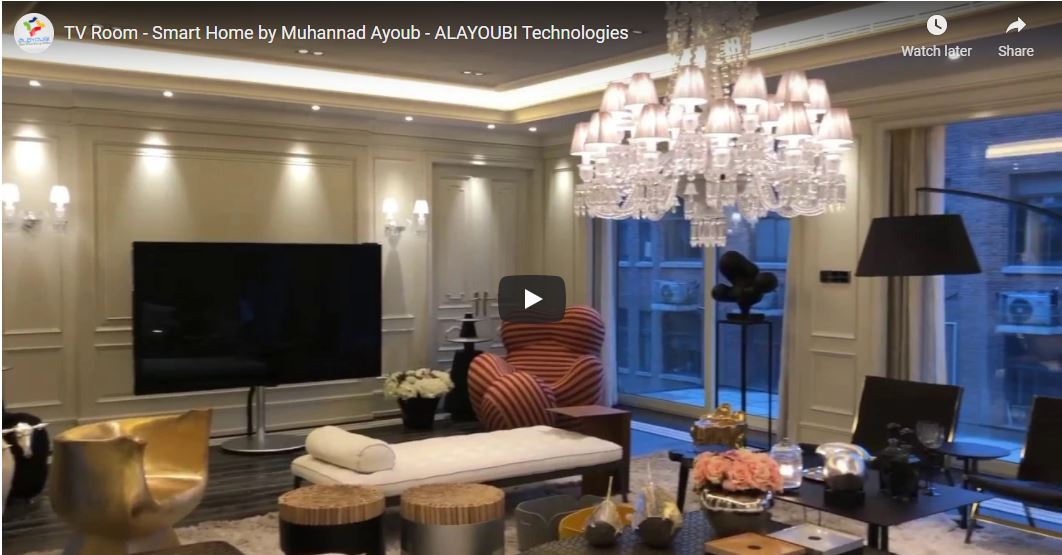 TV Room – Smart Home by ALAYOUBI Technologies