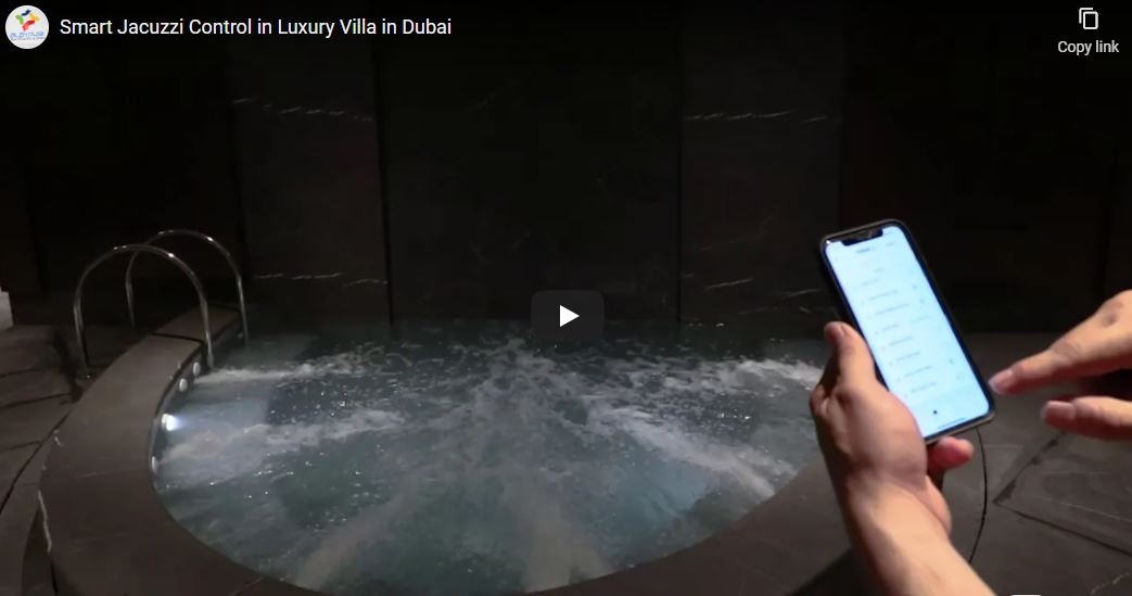 Smart Jacuzzi Control in Luxury Villa in Dubai