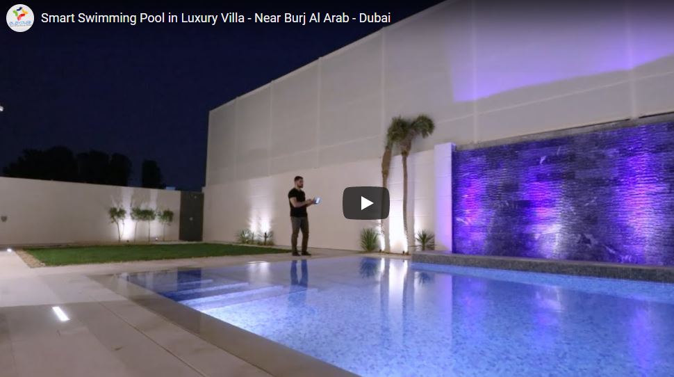 Smart Swimming Pool in Luxury Villa – Near Burj Al Arab – Dubai